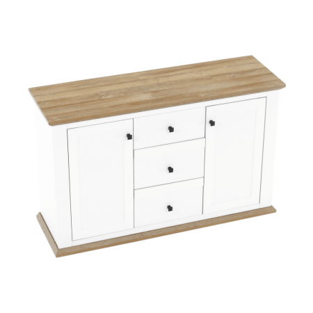 Scrin MZ11, alb / stejar grand, LEON [20]