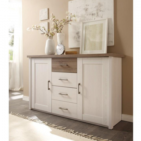 Scrin, pin alb/stejar sonoma trufă, LUMERA [2]