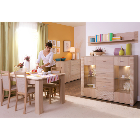 Scrin tip 8, stejar sonoma, GRAND [2]