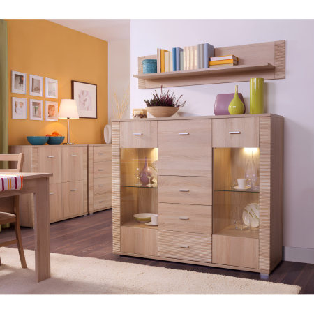 Scrin tip 8, stejar sonoma, GRAND [1]