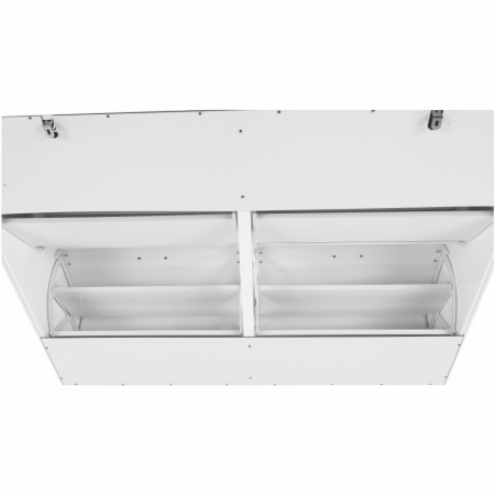 Pantofar mdf/pal alb , 4 compartimente , suporturi inclinabile duble , Bortis Impex [11]