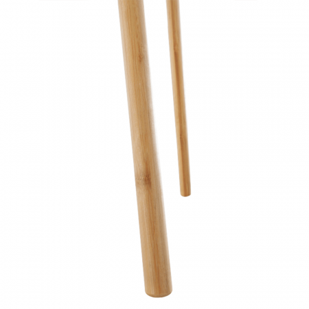 Set a două măsuţe de cafea, alb/natural, BISMAK [9]