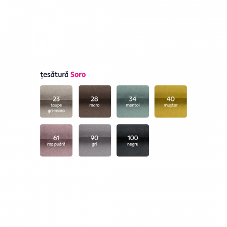 Set canapea cu spaţiu de depozitare, maro deschis melanj, material textil, dreapta, BUTON R [2]