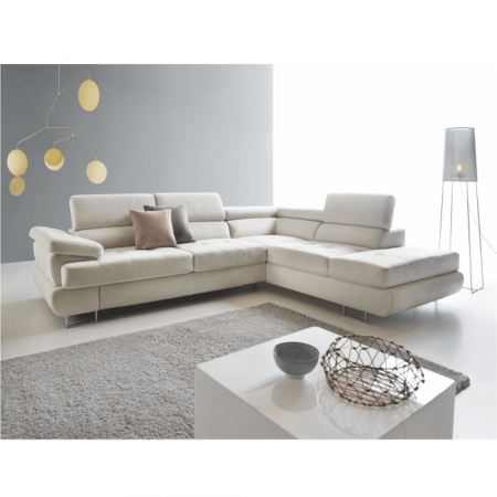 Set canapea, gri deschis, material textil, dreapta, BUTON P [3]