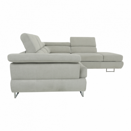 Set canapea, gri deschis, material textil, dreapta, BUTON P [4]