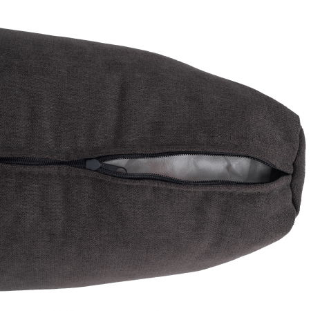 Set canapea, gri-maro / portocaliu, material textil, dreapta, BRATO [20]