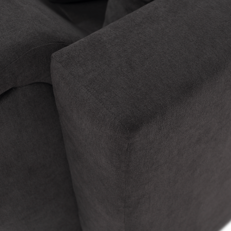 Set canapea, gri-maro / portocaliu, material textil, stânga, BRATO [15]