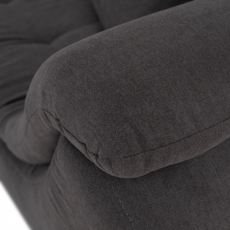 Set canapea, gri-maro / portocaliu, material textil, stânga, BRATO [10]