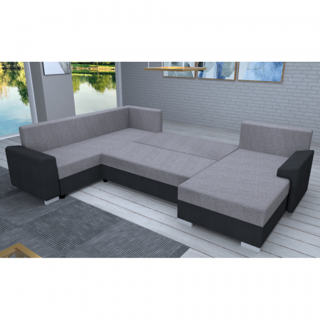 Set canapea universală, gri închis / gri, ANDRES U UNI [2]