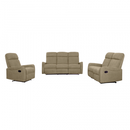 Canapele - Set canapele 3+2+1, ţesătură gri-maroniu Taupe, FASAN