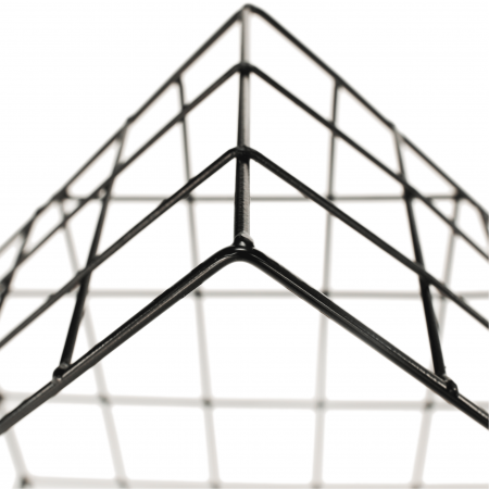 Set de 3 rafturi, natural/negru, AZURI [7]