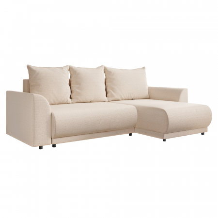 Coltare/canapele in L - Set de canapea universal, bej, LIMON ROH