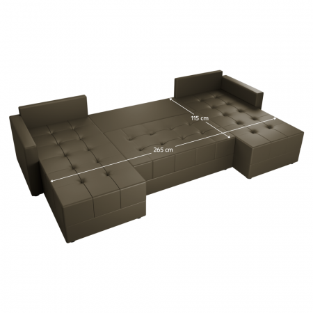 Set de canapea universală, maro, DUAN U UNI [3]