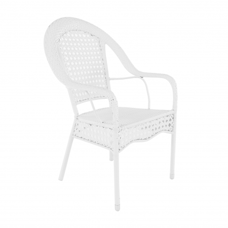 Set de grădină 1+4, alb, KOVEN [15]