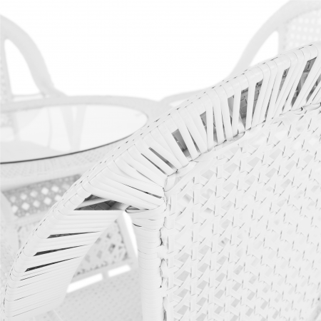 Set de grădină 1+4, alb, KOVEN [10]