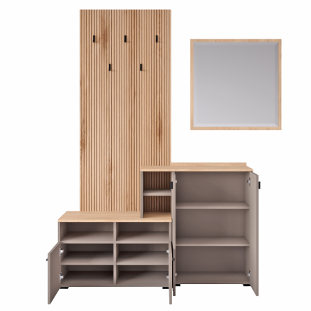 Set de hol, toffee/natural canella strata/cremona torro stejar, EBRAO [4]