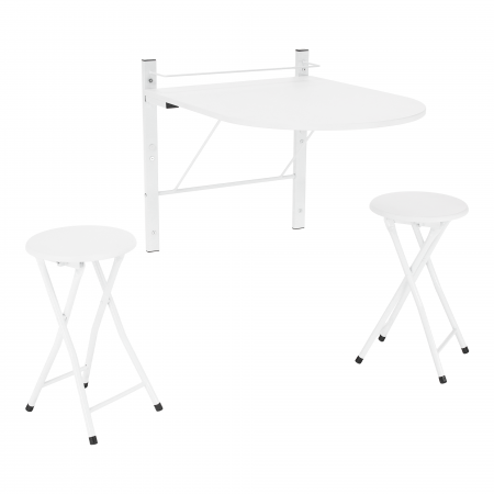 Living - Set de sufragerie 1+2, alb, AMADEO NEW