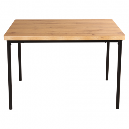 Set de sufragerie 1+4, stejar deschis/gri/negru, MADIO [4]