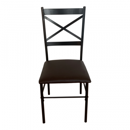 Set de sufragerie 1+4, stejar Sonoma / negru / maro, NAREN [4]