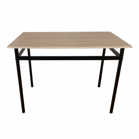 Set de sufragerie 1+4, stejar Sonoma / negru / maro, NAREN [3]