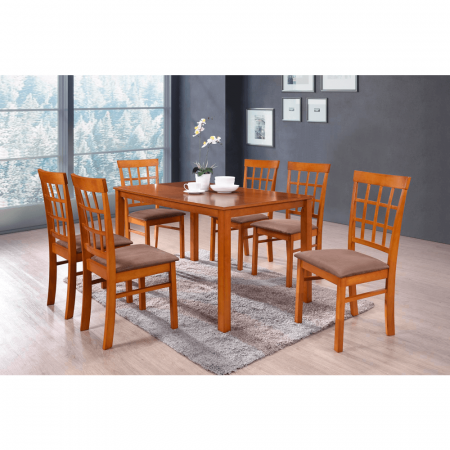 Set dining 1+6, cireş, GRID NEW [12]