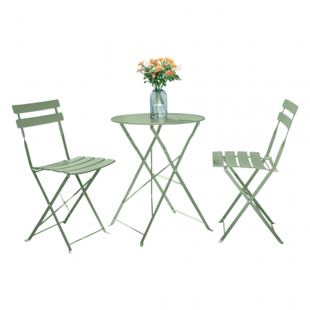Seturi de gradina - Set grădină 1+2, verde, oţel, OBAX