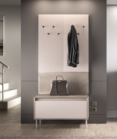 Mobilier Hol/Cuiere - Mobilier Hol Casmir cu 8 Agățători și Pantofar | BORTIS