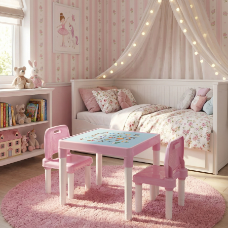 Set pentru copii 1 + 2, roz/coral, BALTO NEW [19]