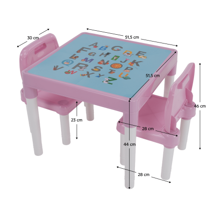 Set pentru copii 1 + 2, roz/coral, BALTO NEW [21]