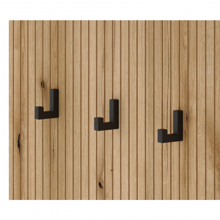 Set pentru hol, stejar evoke/alb, NODRI [6]