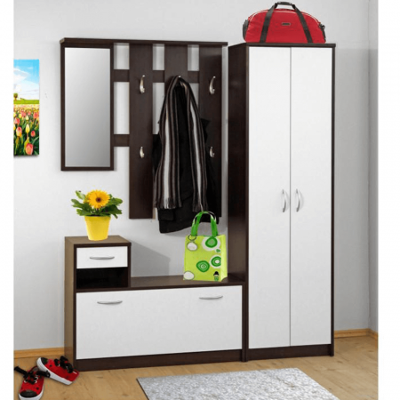 Set vestibul, wenge, alb MECKI [3]