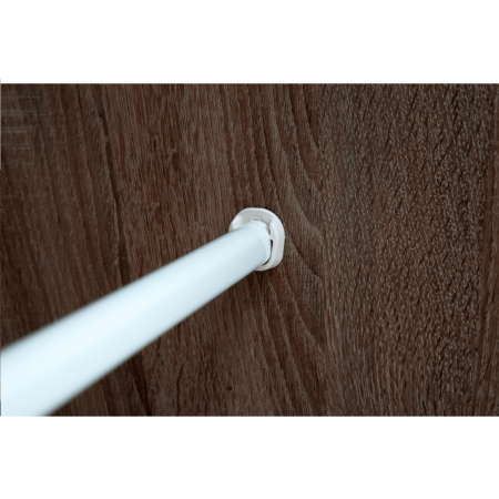 Dulap/dresing cu oglinzi, alb/stejar sonoma inchis /alb lucios , 218,5x59x218,5cm [6]