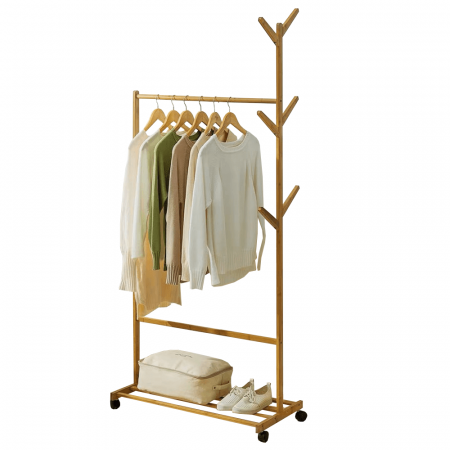 Mobilier Hol/Cuiere - Stander haine, bambus, lăţime 60 cm, VIKIR TYP 2
