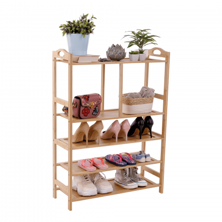 Suport pentru pantofi, bambus natural, AVIRO [1]