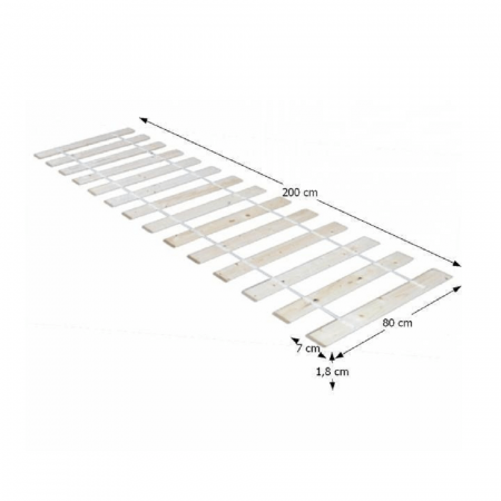 Suport pentru saltea rulat, 80x200 cm,  PLAZA [1]