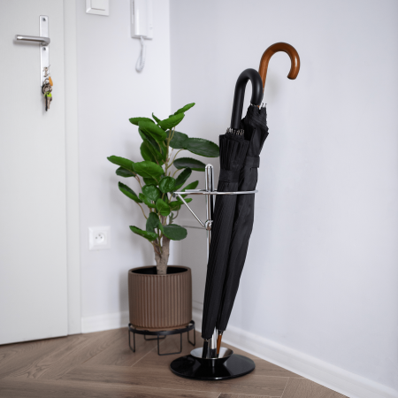 Suport pentru umbrelă, metal/sticlă, OLDO [8]