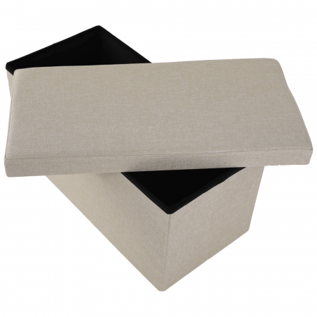 Taburet pliabil, material bej, ORELIA [6]