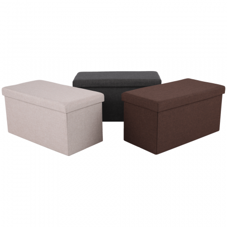 Taburet pliabil, material gri, ORELIA [11]
