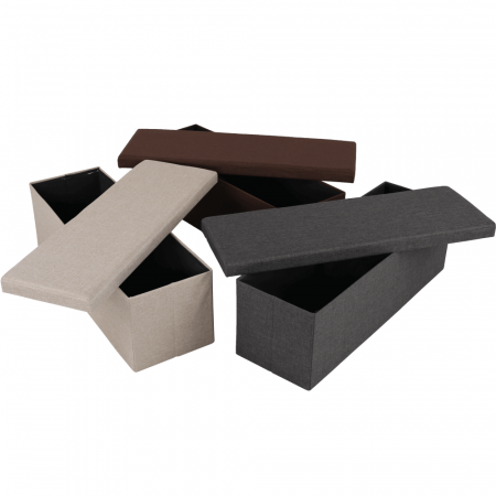 Taburet pliabil, material gri, UMINA [11]