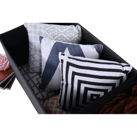 Taburet pliabil, material gri, UMINA [2]