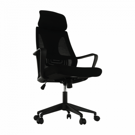 Scaun birou, textil negru [13]