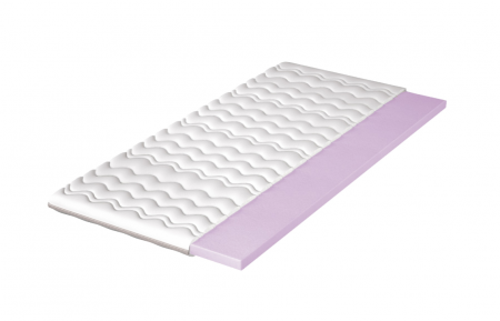 Saltele - Topper saltea din spuma de 5 cm, 180x200 cm, husa lavabila si detasabila, Bortis Impex