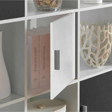 Set mobilier Living - Uşi, albe, TOFI NEW