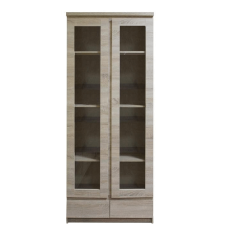 Bucatarie - Vitrină 2D2S, stejar sonoma, PANAMA Typ 03