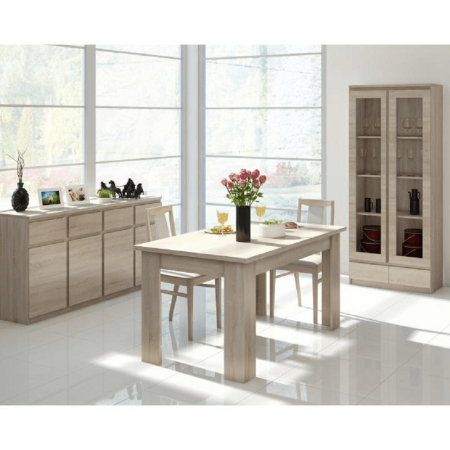 Vitrină 2D2S, stejar sonoma, PANAMA Typ 03 [1]