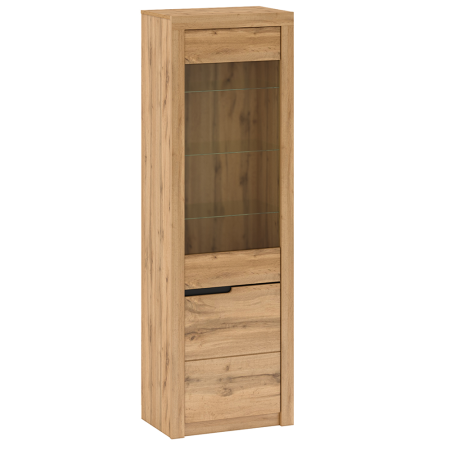 Bucatarie - Vitrină A1, stejar wotan, dreapta, TORONTA