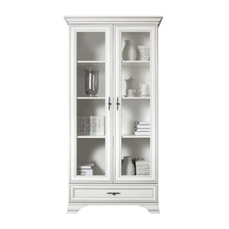 Vitrină, alb alpin, KENTAK REG2W1S [6]