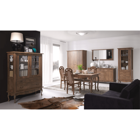 Vitrină DA5, stejar lefkas, VILAR [8]