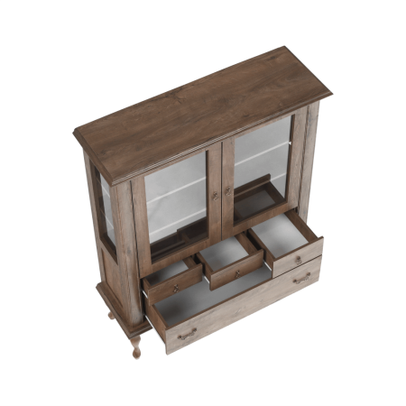 Vitrină DA5, stejar lefkas, VILAR [10]