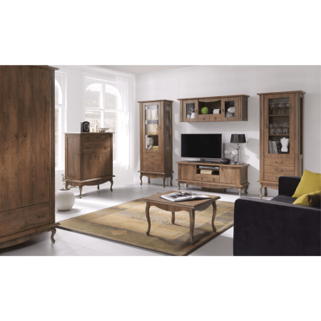 Vitrină DA5, stejar lefkas, VILAR [7]